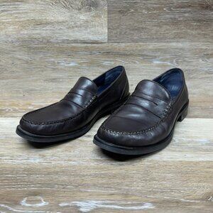 Cole Haan Pinch Penny Brown Leather Loafers Men's Size 9.5